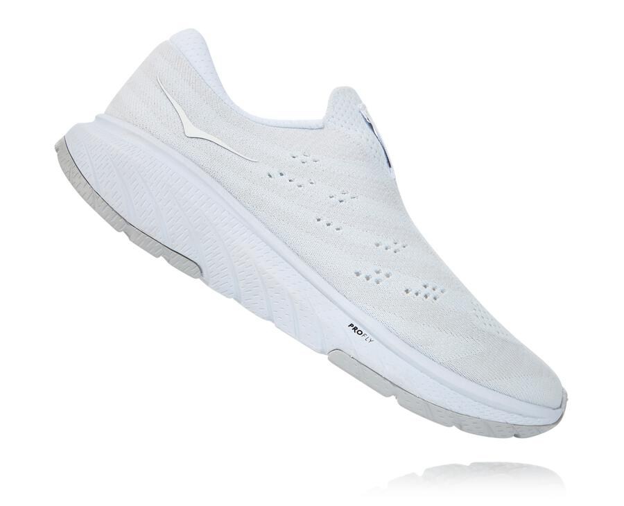 Hoka One One Womens Walking Shoes - Cavu 3 Slip - White - AMBQ57408